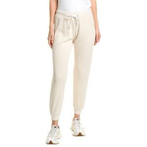Perfectwhitetee Cream Ivory Waffle Joggers Pants 100% Cotton Size L